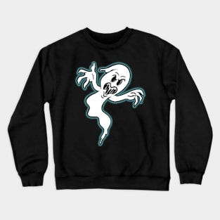 Creepy Halloween Vintage Cartoon Horror Ghost Crewneck Sweatshirt